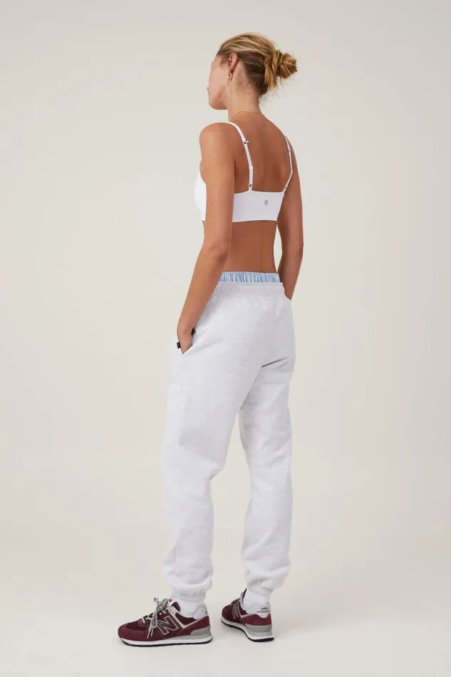 Women Pants Cotton On Plush Essential Gym Sweatpant Cloudy Grey Marle Women Pants Cotton On Plush Essential Gym Sweatpant Cloudy Grey Marle