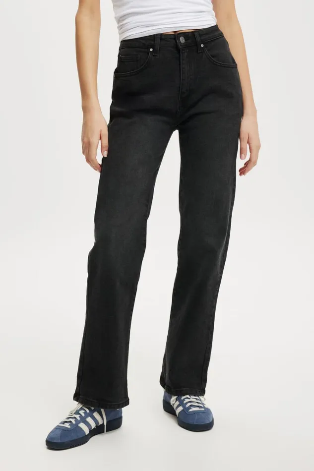 Women Pants Cotton On Slim Straight Jean Black Pepper Women Pants Cotton On Slim Straight Jean Black Pepper