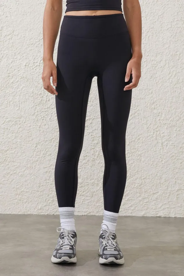 Women Pants Cotton On Ultra Soft Twist Full Length Tight Black