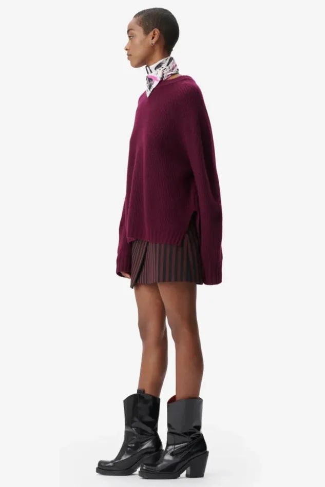 Women Pullover Lala Berlin Jumper Kaleva Wool Mix Fudge Women Pullover Lala Berlin Jumper Kaleva Wool Mix Fudge