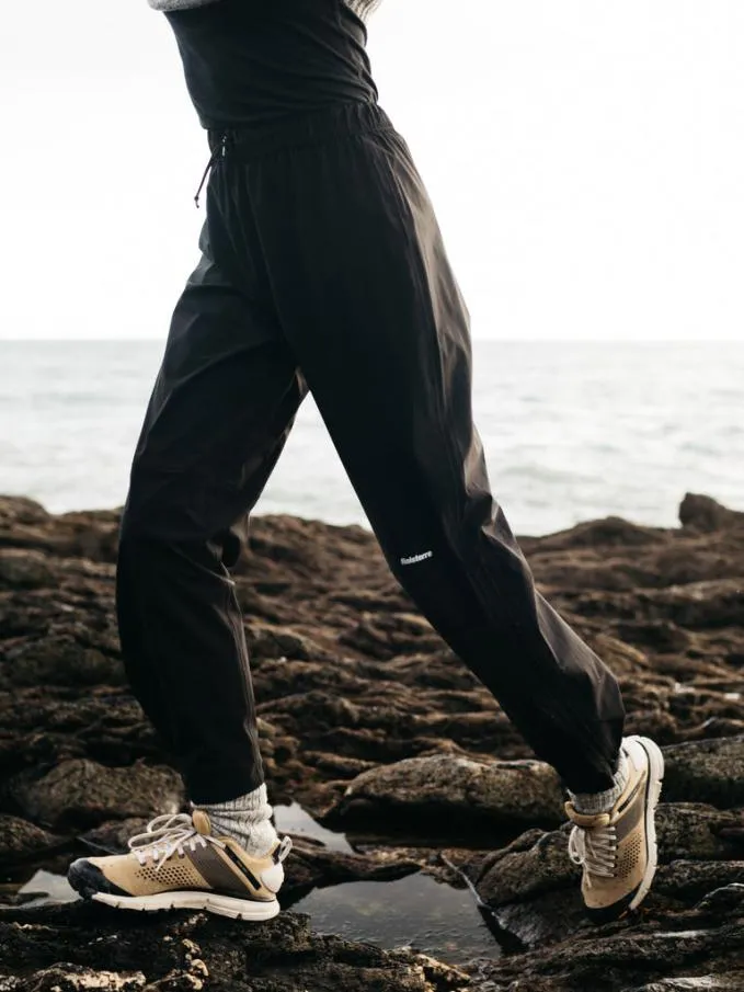 Women Rainbird Waterproof Trousers Black Finisterre Trousers and Leggings