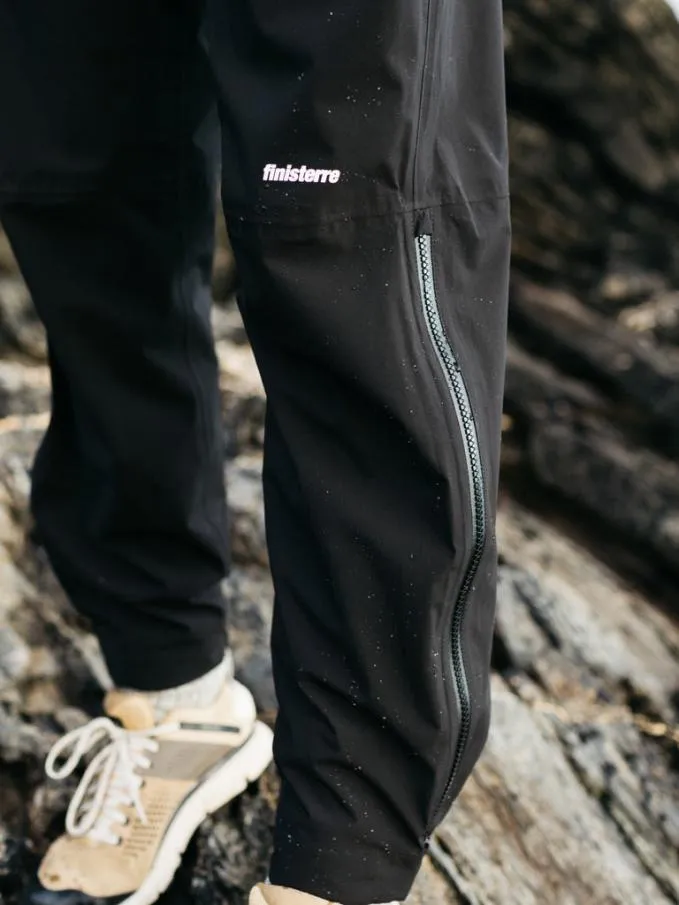 Women Rainbird Waterproof Trousers Black Finisterre Trousers and Leggings