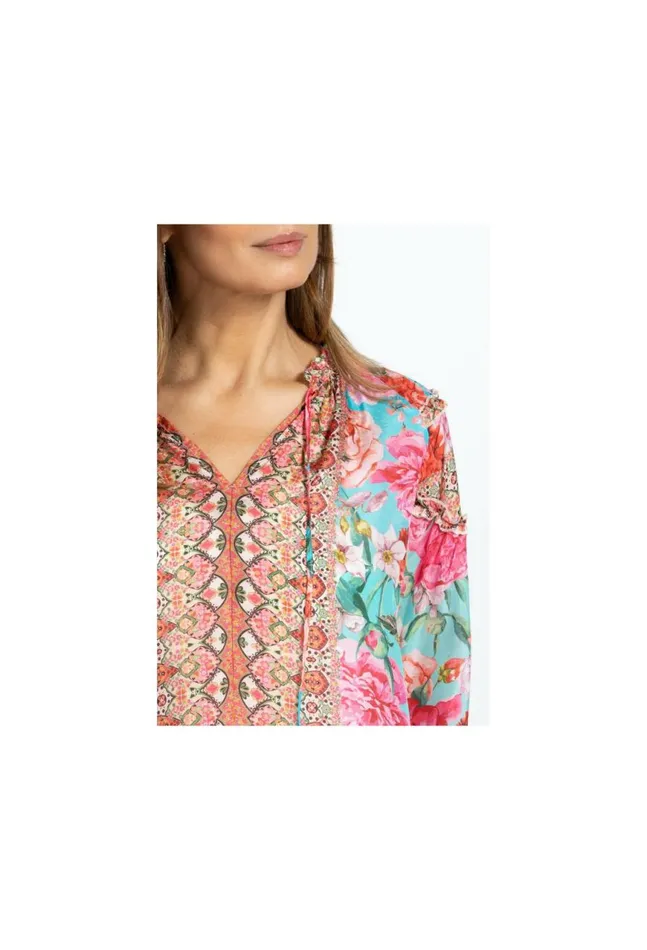 Women Rose Narcisa Blouse Rose Narcisa Johnny Was Tops