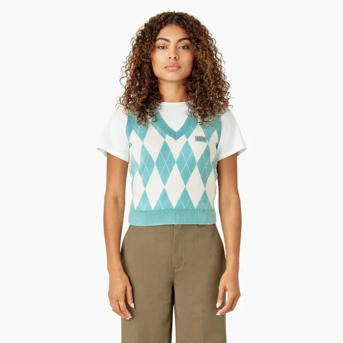 Womens Argyle Sweater Vest Pastel Turquoise Argyle Pastel Turquoise Argyle sqt Women Dickies Vests Womens Argyle Sweater Vest Pastel Turquoise Argyle Pastel Turquoise Argyle sqt Women Dickies Vests