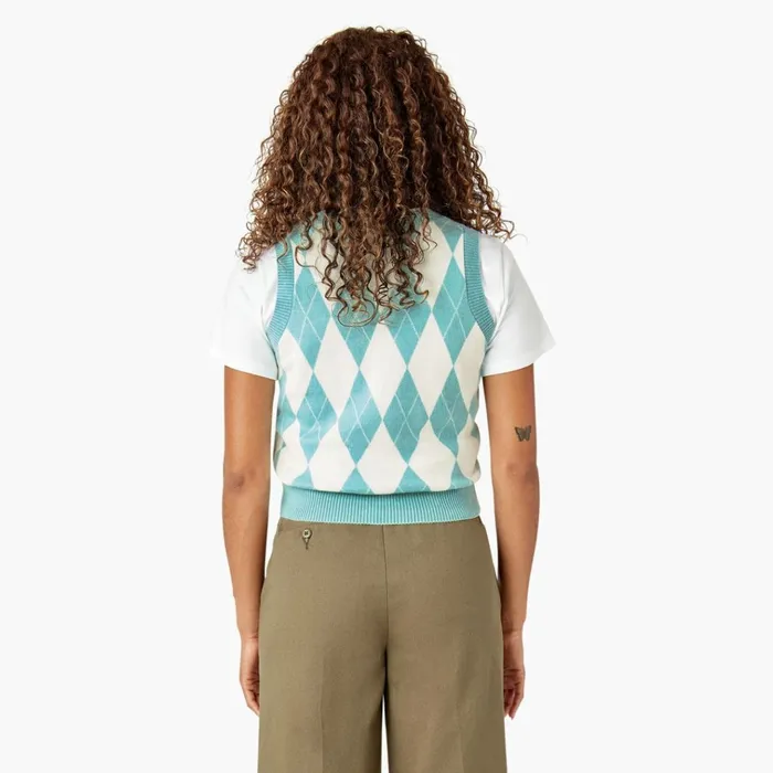 Womens Argyle Sweater Vest Pastel Turquoise Argyle Pastel Turquoise Argyle sqt Women Dickies Vests Womens Argyle Sweater Vest Pastel Turquoise Argyle Pastel Turquoise Argyle sqt Women Dickies Vests