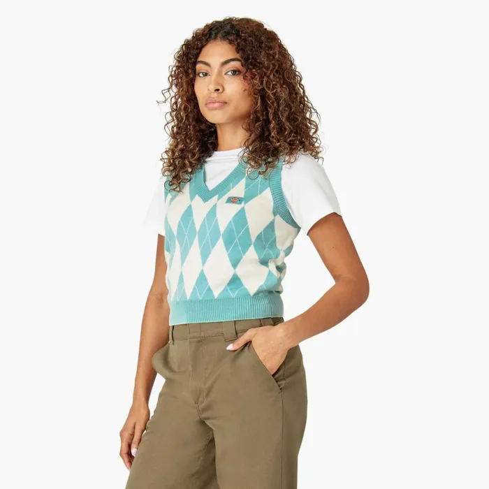 Womens Argyle Sweater Vest Pastel Turquoise Argyle Pastel Turquoise Argyle sqt Women Dickies Vests Womens Argyle Sweater Vest Pastel Turquoise Argyle Pastel Turquoise Argyle sqt Women Dickies Vests