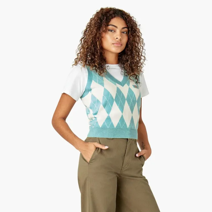 Womens Argyle Sweater Vest Pastel Turquoise Argyle Pastel Turquoise Argyle sqt Women Dickies Vests Womens Argyle Sweater Vest Pastel Turquoise Argyle Pastel Turquoise Argyle sqt Women Dickies Vests