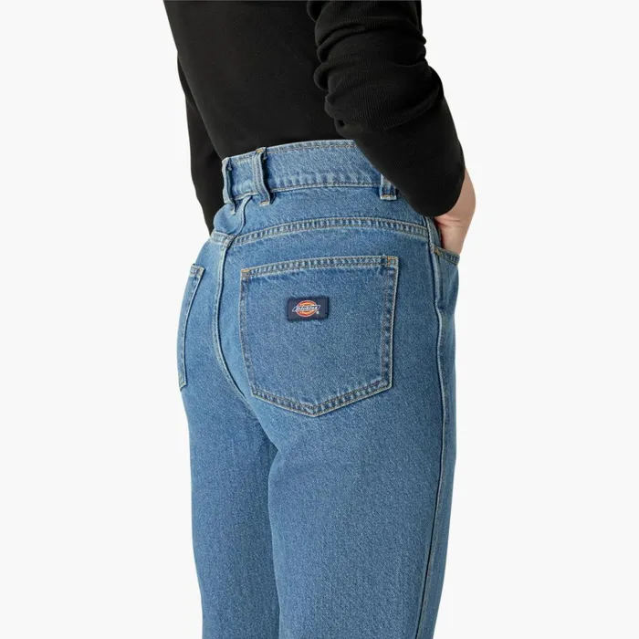 Womens Houston Relaxed Fit Jeans Chambray Light Blue Chambray Light Blue clb Women Dickies Jeans Womens Houston Relaxed Fit Jeans Chambray Light Blue Chambray Light Blue clb Women Dickies Jeans