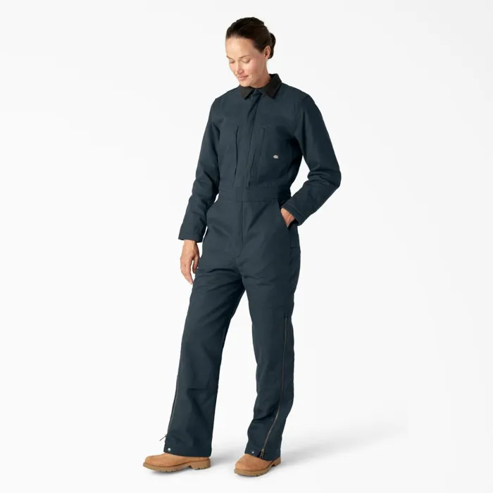 Womens Insulated Duck Canvas Coverall Diesel Gray Diesel Gray yg Women Dickies Coveralls Womens Insulated Duck Canvas Coverall Diesel Gray Diesel Gray yg Women Dickies Coveralls