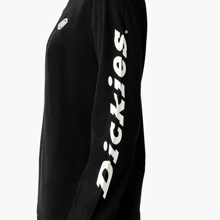 Womens Long Sleeve Heavyweight Graphic TShirt Black Black kbk Women Dickies TShirts Womens Long Sleeve Heavyweight Graphic TShirt Black Black kbk Women Dickies TShirts
