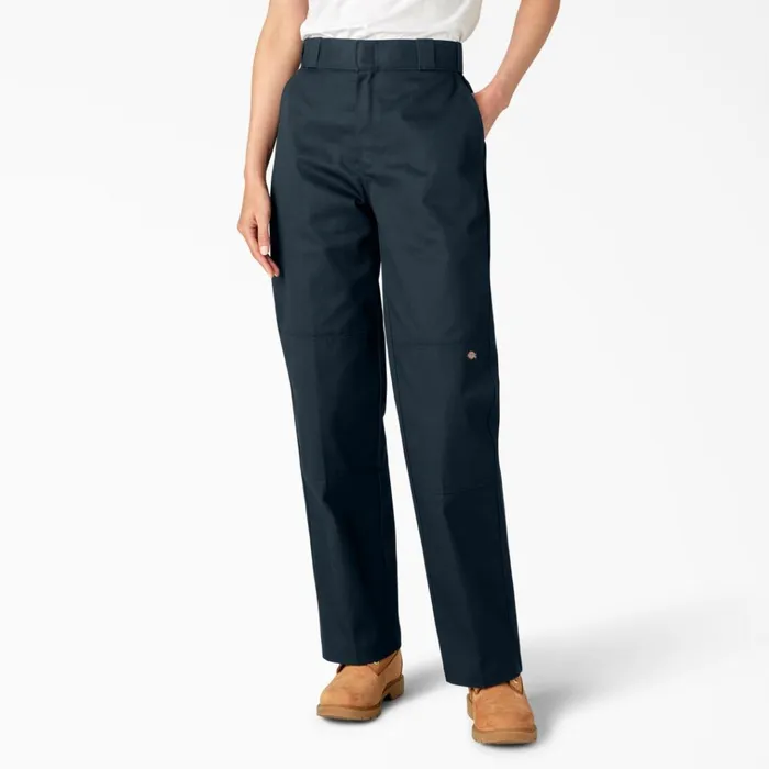 Womens Loose Fit Double Knee Work Pants Dark Navy Dark Navy dn Women Dickies Double Knee Womens Loose Fit Double Knee Work Pants Dark Navy Dark Navy dn Women Dickies Double Knee