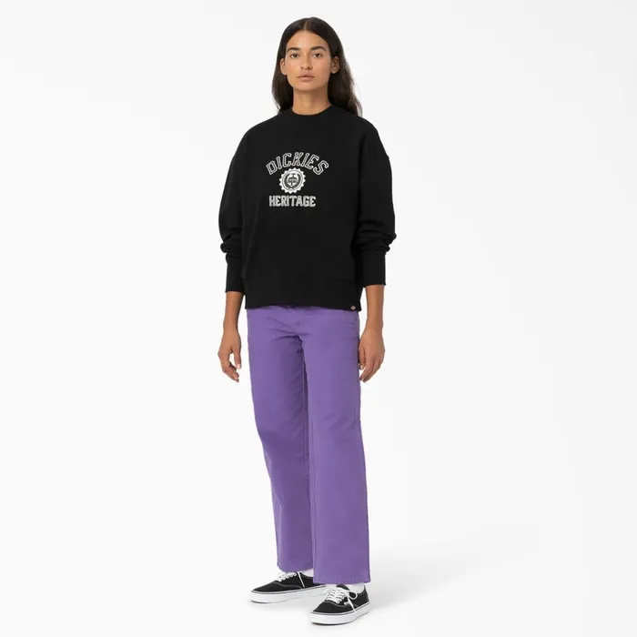 Womens Oxford Sweatshirt Black Black kbk Women Dickies Hoodies and Sweatshirts Womens Oxford Sweatshirt Black Black kbk Women Dickies Hoodies and Sweatshirts