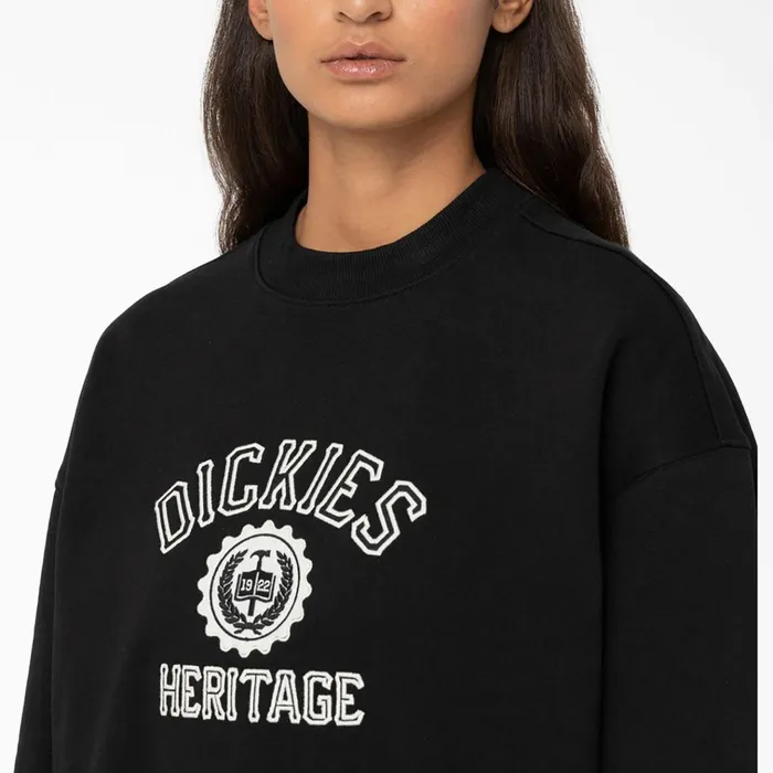 Womens Oxford Sweatshirt Black Black kbk Women Dickies Hoodies and Sweatshirts Womens Oxford Sweatshirt Black Black kbk Women Dickies Hoodies and Sweatshirts