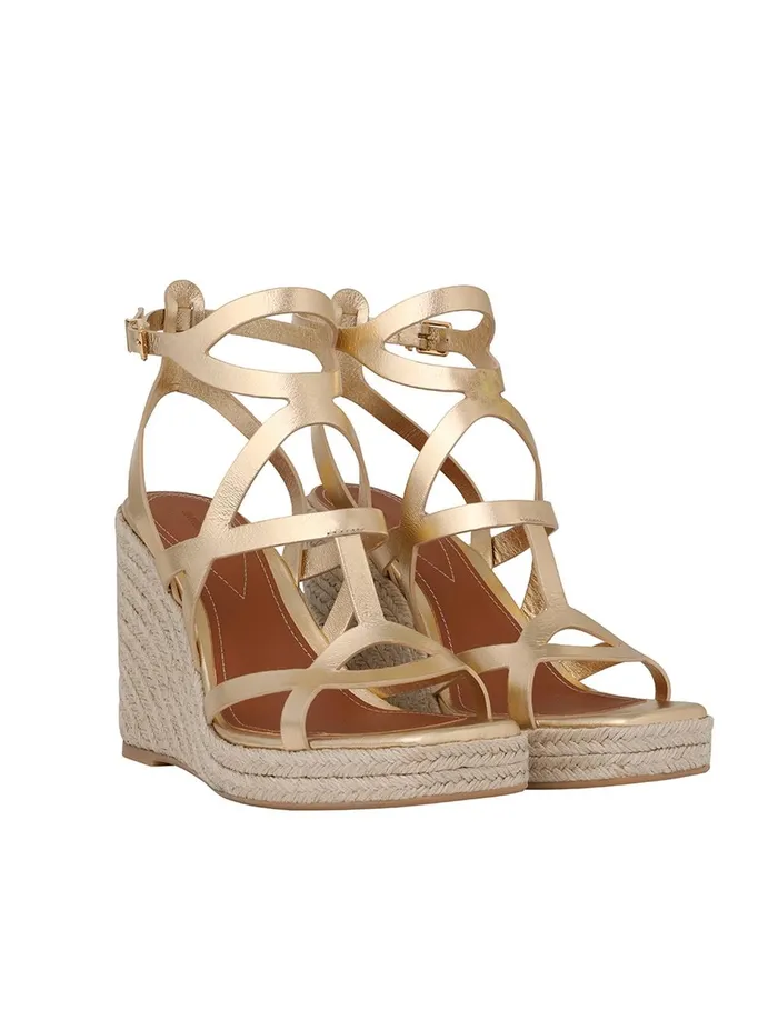 Women Sandals Zimmermann Bay Espadrilles 110 Gold