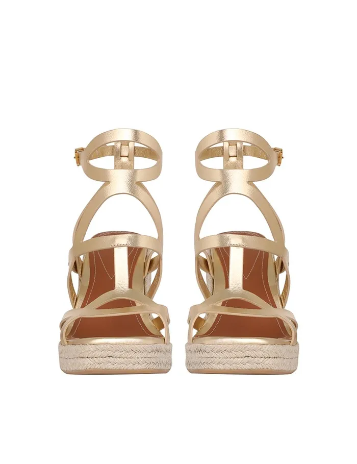 Women Sandals Zimmermann Bay Espadrilles 110 Gold