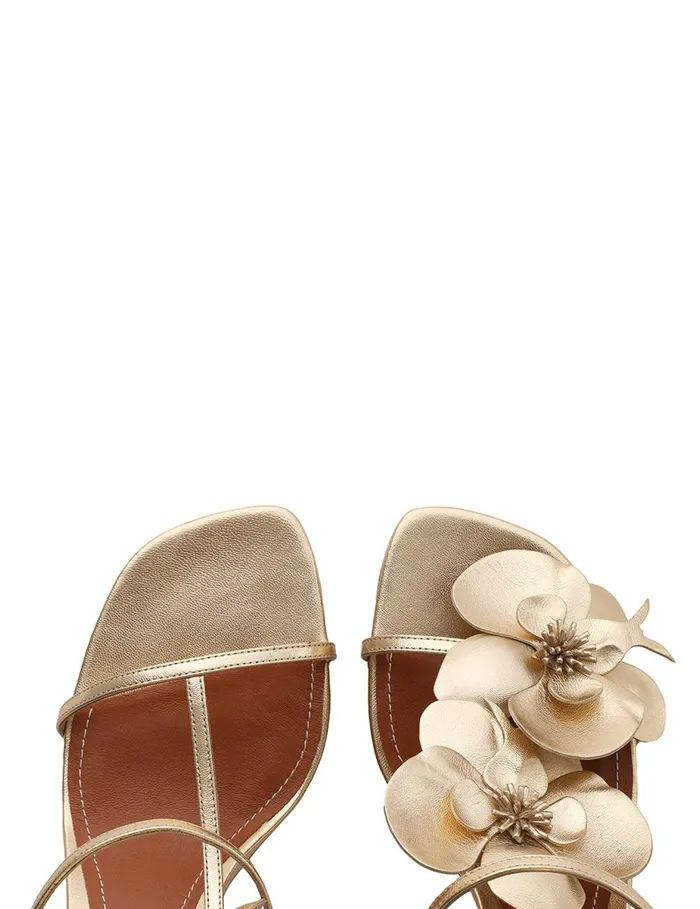 Women Sandals Zimmermann Orchid Sandal 85 Gold
