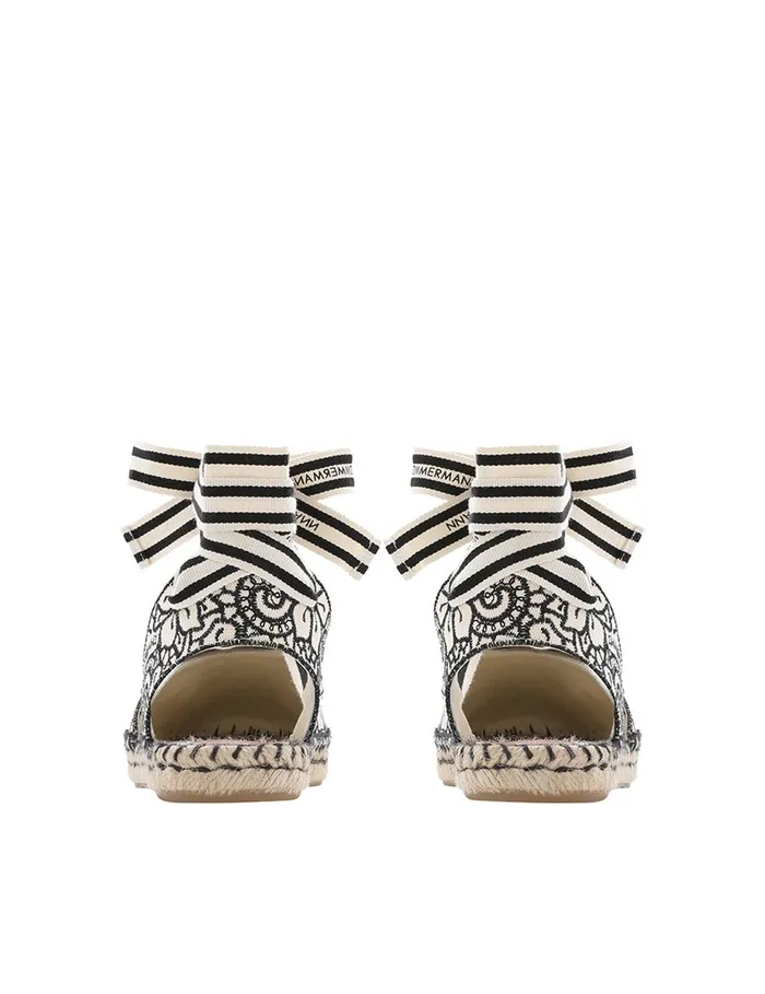 Women Sandals Zimmermann Sol Espadrille Onyx