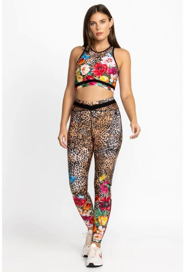 Women Sandra High Waist Criss Cross Legging Sandra Johnny Was Active