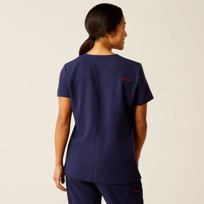 Women Scrubs Ariat Clara 6 Pocket Scrub Top Navy Women Scrubs Ariat Clara 6 Pocket Scrub Top Navy