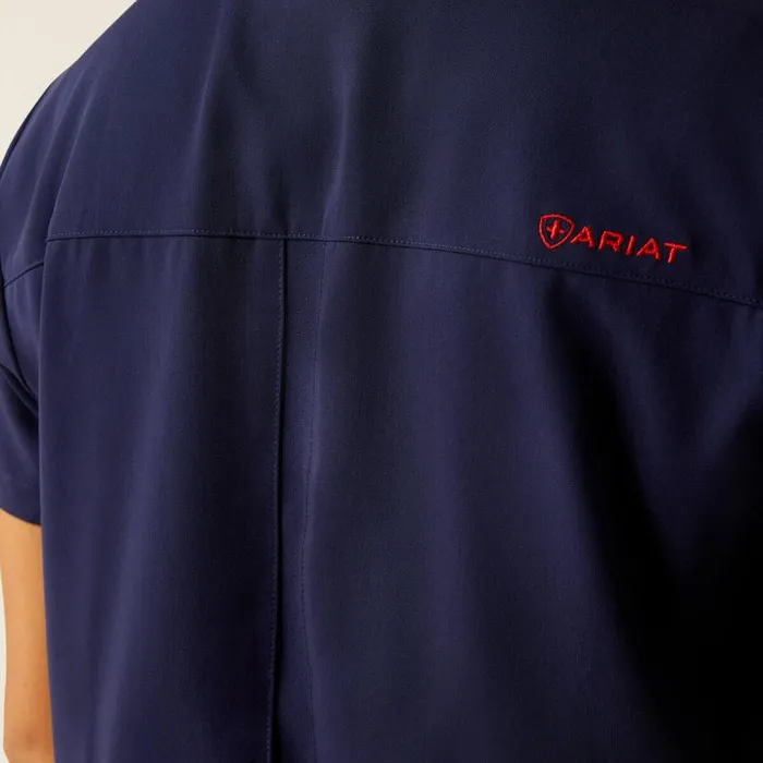 Women Scrubs Ariat Clara 6 Pocket Scrub Top Navy Women Scrubs Ariat Clara 6 Pocket Scrub Top Navy