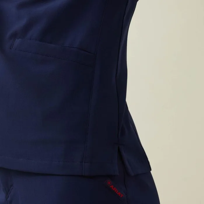 Women Scrubs Ariat Clara 6 Pocket Scrub Top Navy Women Scrubs Ariat Clara 6 Pocket Scrub Top Navy