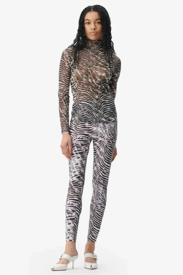 Women Shirts and Blouses Lala Berlin Longsleeve Carolyn Polyester Mix Dark Zebra Shibori Women Shirts and Blouses Lala Berlin Longsleeve Carolyn Polyester Mix Dark Zebra Shibori