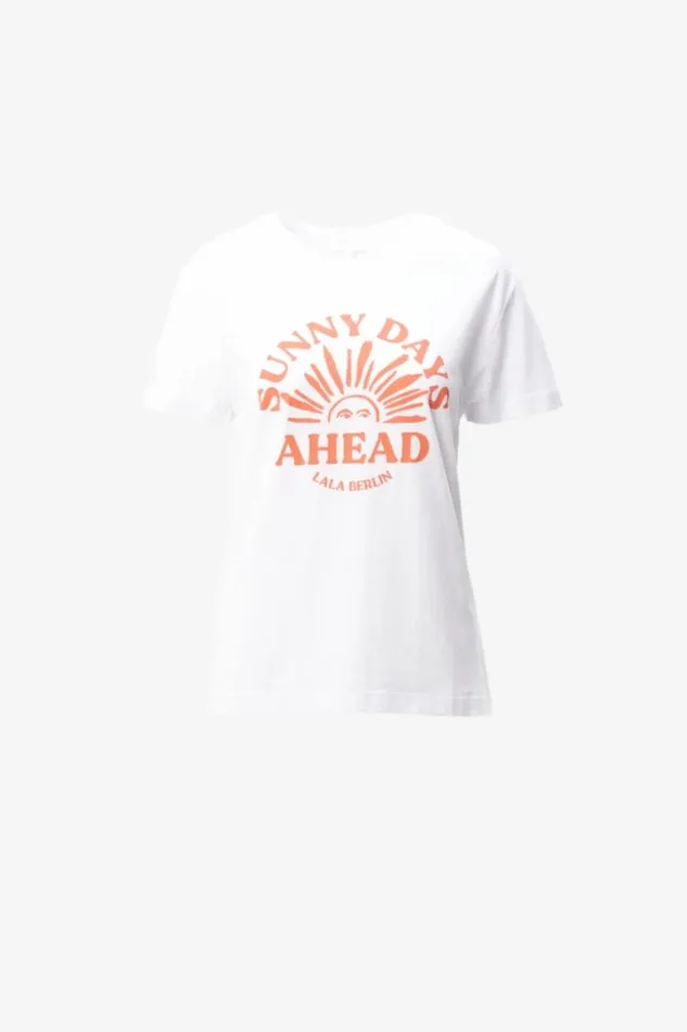 Women Shirts and Blouses Lala Berlin TShirt Cara Cotton Sunny Days