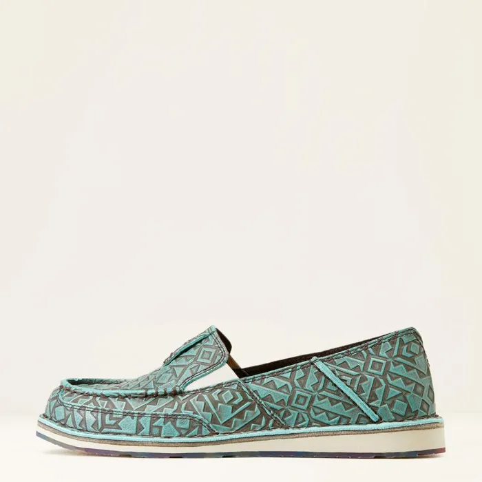 Women Shoes and Sneakers Ariat Cruiser Turquoise Blanket Emboss Women Shoes and Sneakers Ariat Cruiser Turquoise Blanket Emboss