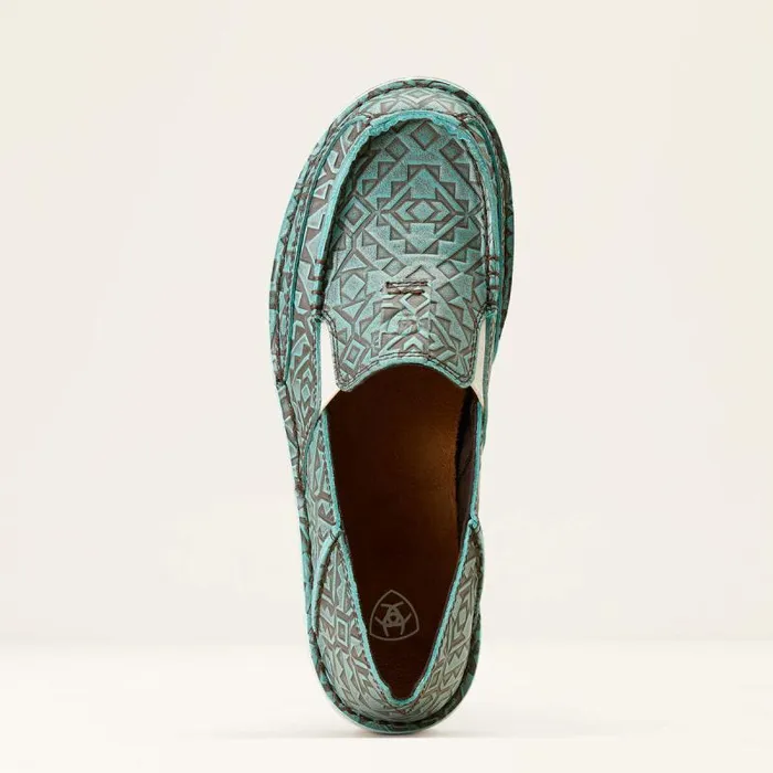 Women Shoes and Sneakers Ariat Cruiser Turquoise Blanket Emboss Women Shoes and Sneakers Ariat Cruiser Turquoise Blanket Emboss
