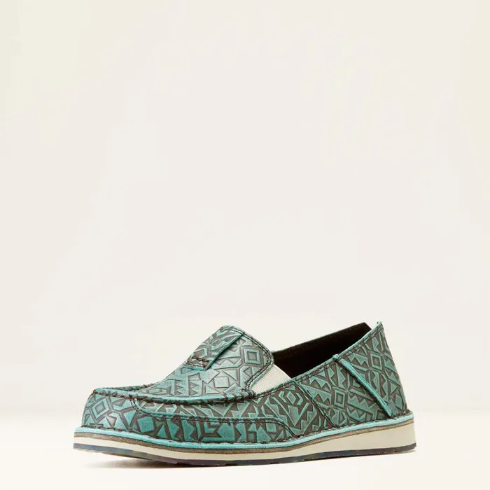 Women Shoes and Sneakers Ariat Cruiser Turquoise Blanket Emboss Women Shoes and Sneakers Ariat Cruiser Turquoise Blanket Emboss