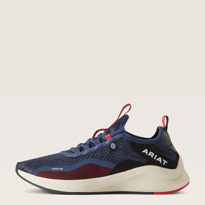 Women Shoes and Sneakers Ariat Ignite Eco Team Navy