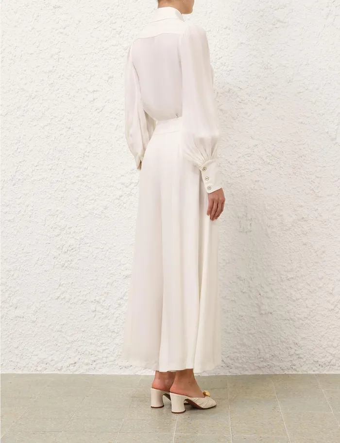 Women Shorts and Pants Zimmermann Culotte Cream