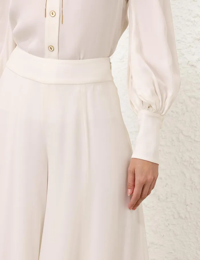 Women Shorts and Pants Zimmermann Culotte Cream
