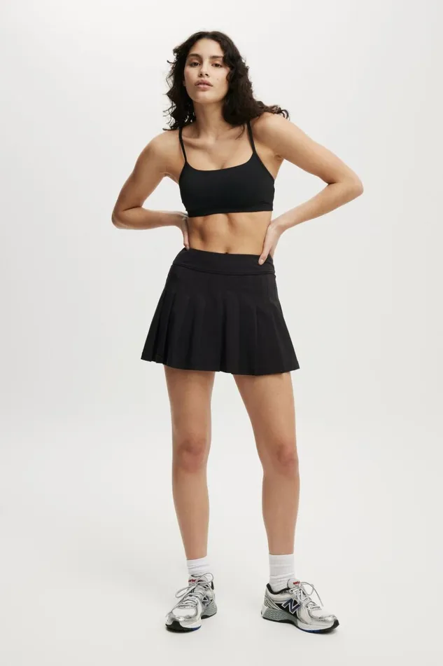 Women Shorts and Skirts Cotton On Ultra Soft Pleat Skirt Black