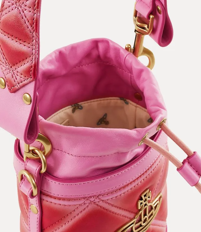 Women Small Kitty Bucket Bag Pinkred Vivienne Westwood Handbags Women Small Kitty Bucket Bag Pinkred Vivienne Westwood Handbags