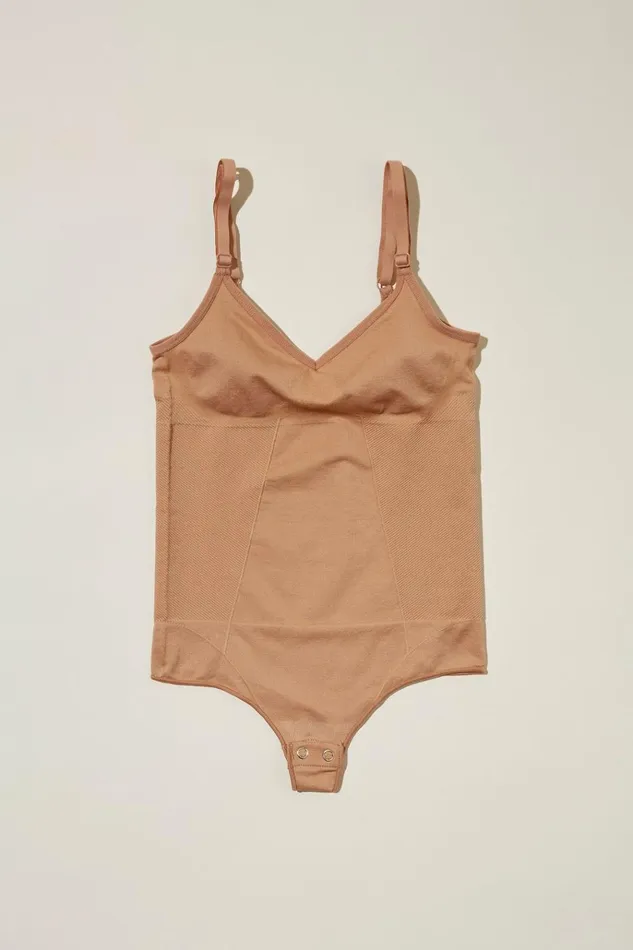 Women Solutions Cotton On Seamless Shapewear Smooth Bodysuit Maple Sugar Women Solutions Cotton On Seamless Shapewear Smooth Bodysuit Maple Sugar