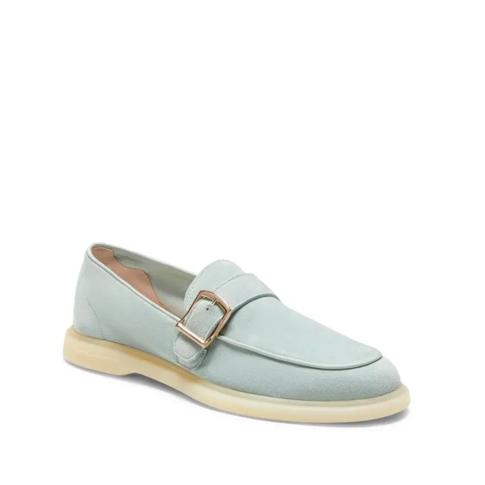 Women Suede Loafer Sage Fratelli Rossetti Loafers