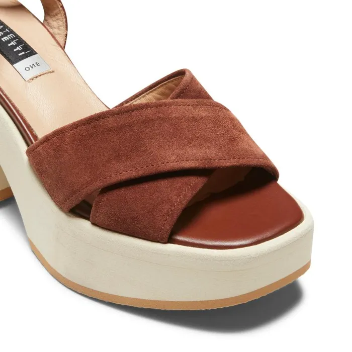 Women Suede Wedge Sandal Cognac Fratelli Rossetti Sandals Women Suede Wedge Sandal Cognac Fratelli Rossetti Sandals