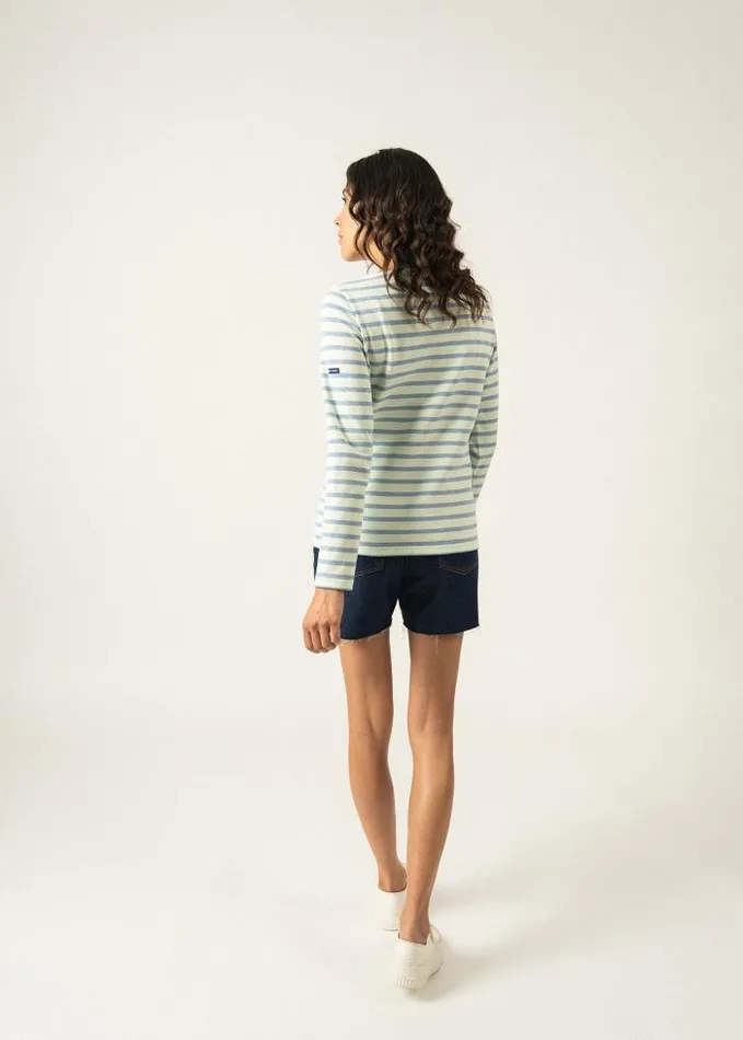 Women Summer Collection Saint James MERIDAME II Aloe Vera Denim