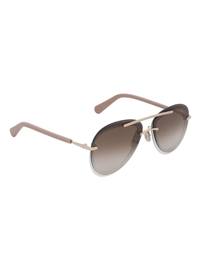 Women Sunglasses Zimmermann Gleam Aviator Caramel