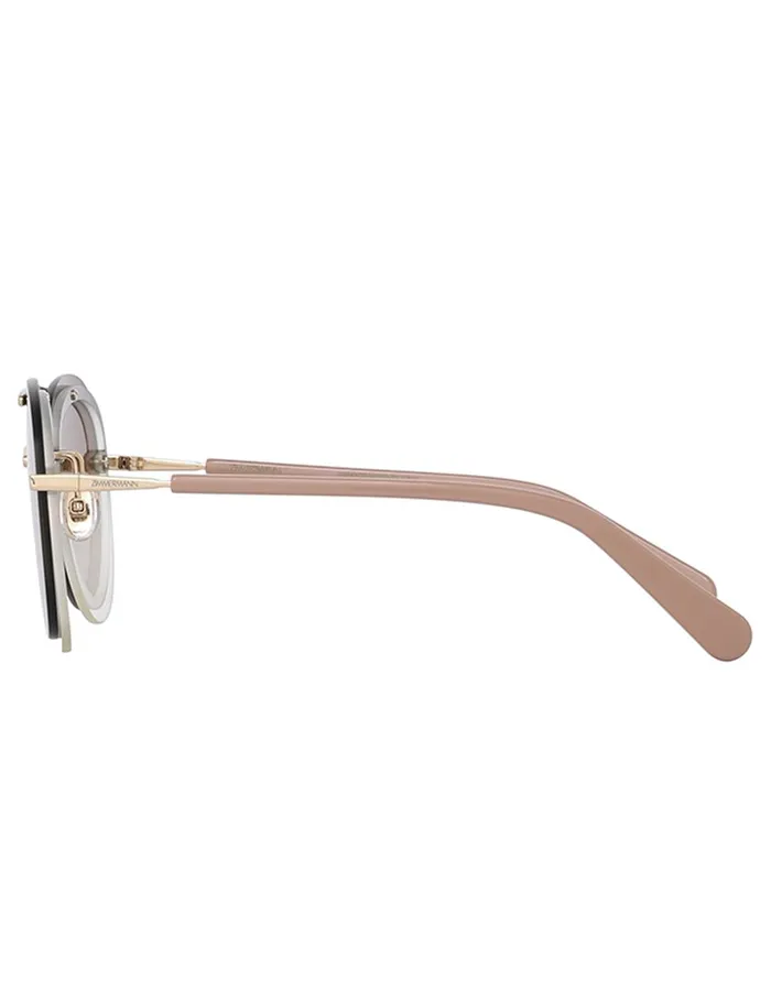 Women Sunglasses Zimmermann Gleam Aviator Caramel