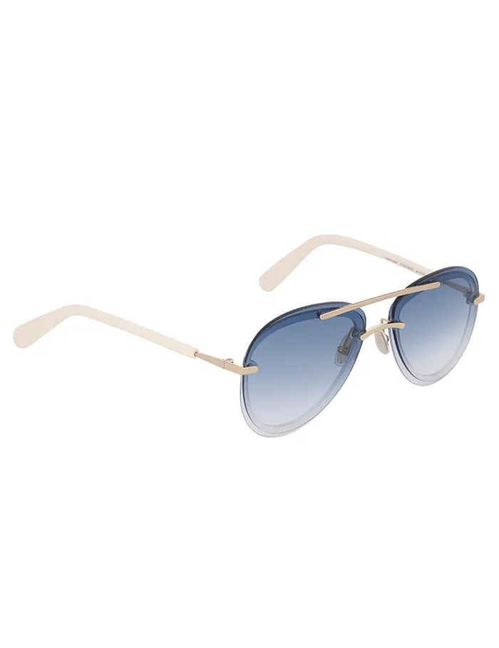 Women Sunglasses Zimmermann Gleam Aviator Denim