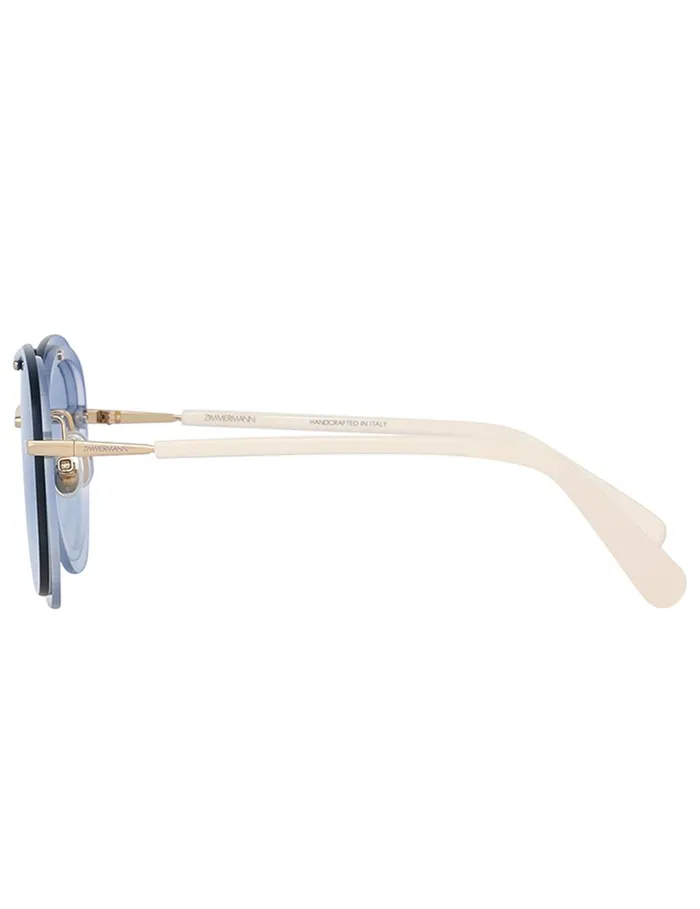 Women Sunglasses Zimmermann Gleam Aviator Denim