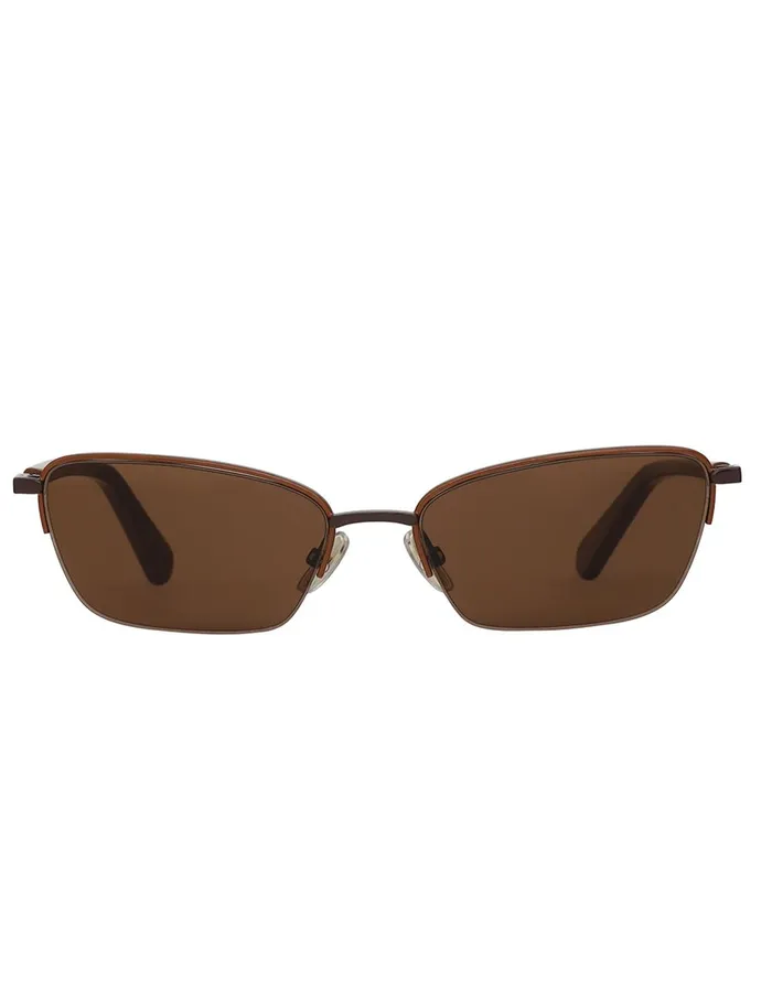 Women Sunglasses Zimmermann Sandy Cateye Chocolate