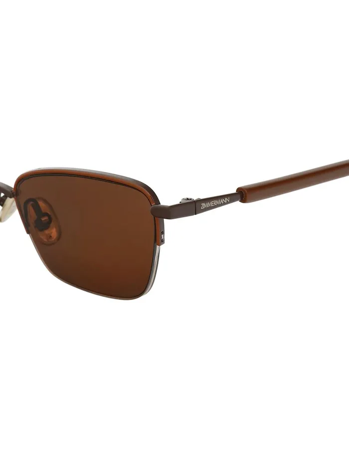 Women Sunglasses Zimmermann Sandy Cateye Chocolate