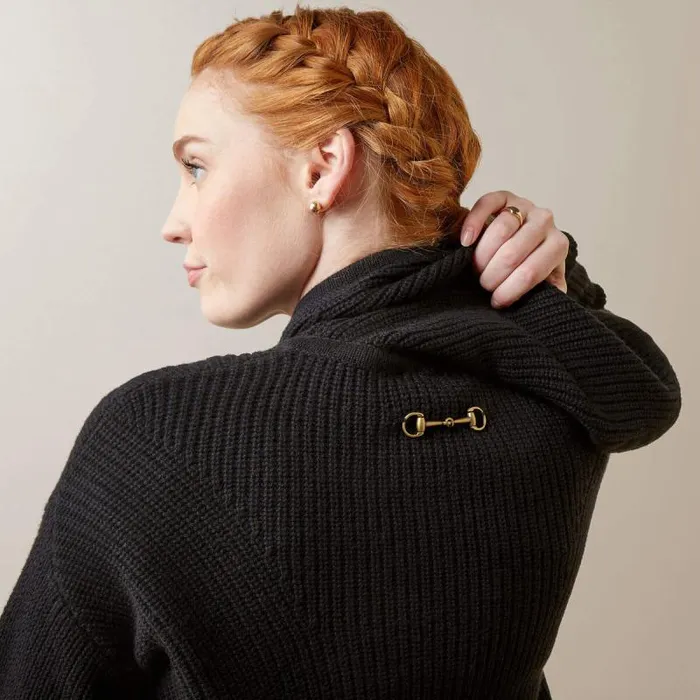 Women Sweaters and Cardigans Ariat Los Altos Sweater Black Women Sweaters and Cardigans Ariat Los Altos Sweater Black