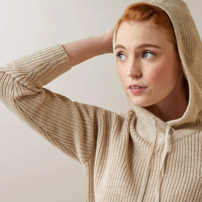 Women Sweaters and Cardigans Ariat Los Altos Sweater Oatmeal Heather Women Sweaters and Cardigans Ariat Los Altos Sweater Oatmeal Heather