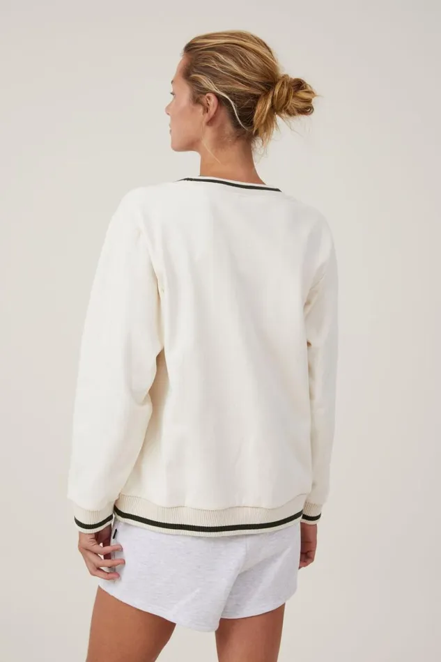 Women Sweats and Hoodies Cotton On Bhwc Cardigan Sweat Coconut Milkforest Green Women Sweats and Hoodies Cotton On Bhwc Cardigan Sweat Coconut Milkforest Green