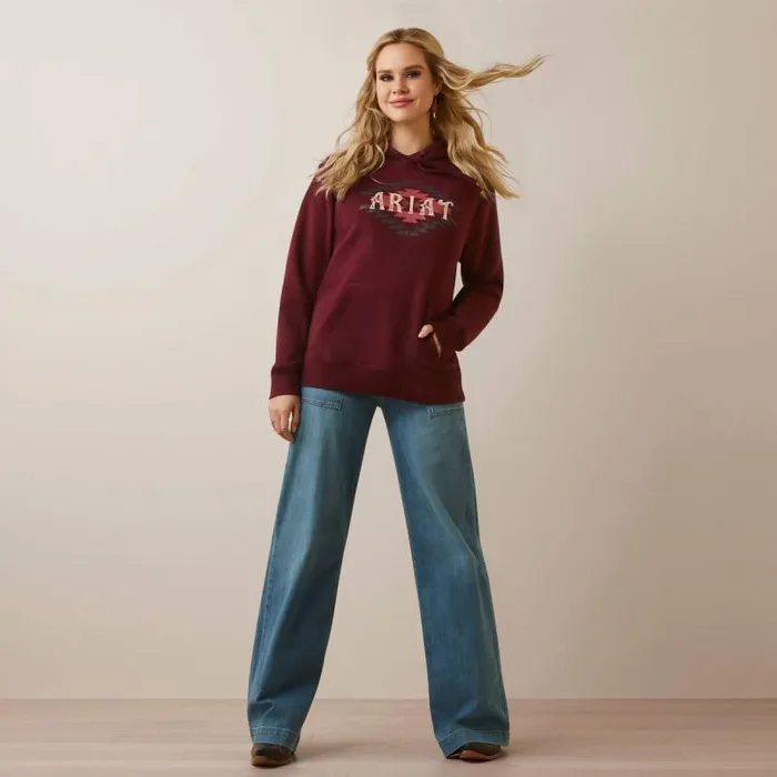 Women Sweatshirts and Hoodies Ariat Diamond Hoodie Twany Port