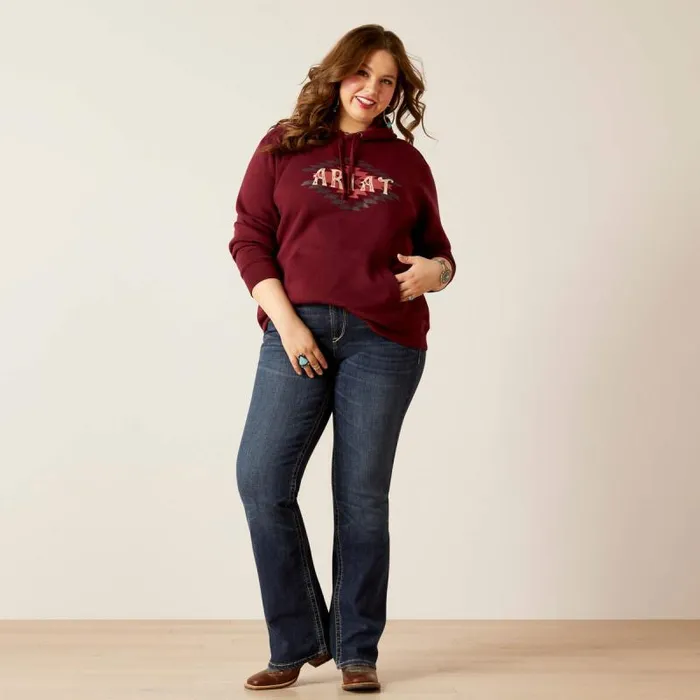 Women Sweatshirts and Hoodies Ariat Diamond Hoodie Twany Port